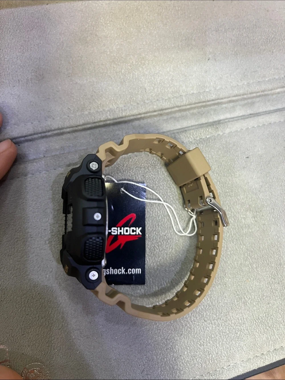 G-Shock Men’s Black and Tan Analog-Digital Shock-Resist Watch